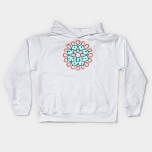 mandala Clamber drawing Kids Hoodie